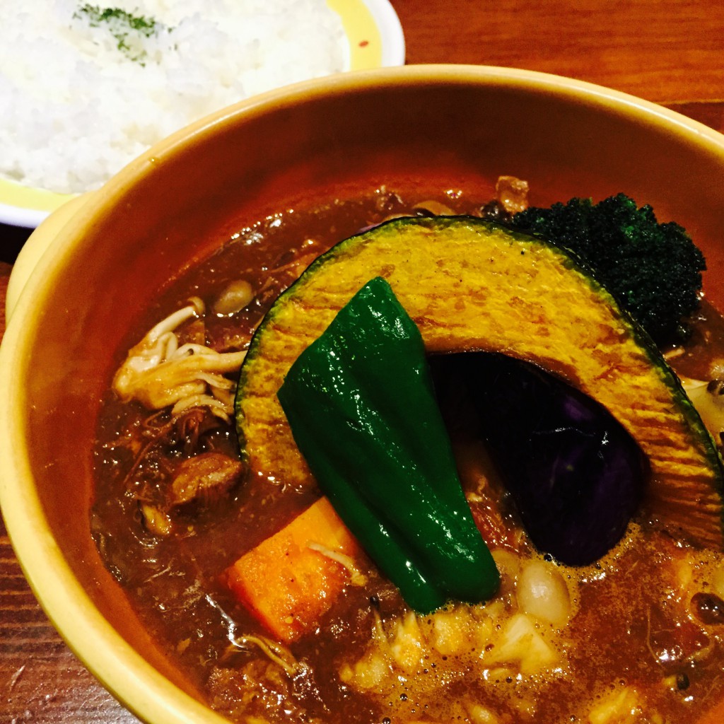 野菜ときのこのカレー
